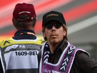 Jerry Bruckheimer during second practice ahead of the Formula 1 Belgian Grand Prix at Spa-Francorchamps in Spa, Belgium on July 26, 2024. (