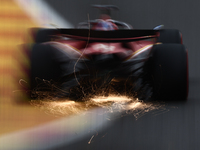 Charles Leclerc of Ferrari during second practice ahead of the Formula 1 Belgian Grand Prix at Spa-Francorchamps in Spa, Belgium on July 26,...