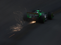 Valtteri Bottas of Kick Sauber during second practice ahead of the Formula 1 Belgian Grand Prix at Spa-Francorchamps in Spa, Belgium on July...