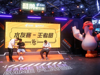 Tencent Games is exhibiting in the ChinaJoy 2024 area in Shanghai, China, on July 26, 2024. (