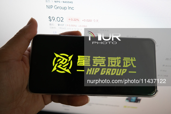 NIP GROUP, China's first esports share, is being listed on the NASDAQ Stock Exchange in Shanghai, China, on July 27, 2024. 