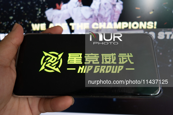 NIP GROUP, China's first esports share, is being listed on the NASDAQ Stock Exchange in Shanghai, China, on July 27, 2024. 