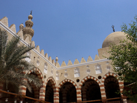 The Mosque of Amir Altinbugha al-Maridani, dating from 1340 CE, is a mosque from the era of the Mamluk Sultanate of Cairo, Egypt. Located so...