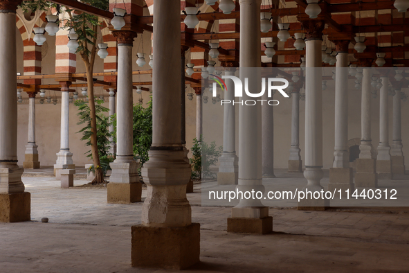 The Mosque of Amir Altinbugha al-Maridani, dating from 1340 CE, is a mosque from the era of the Mamluk Sultanate of Cairo, Egypt. Located so...