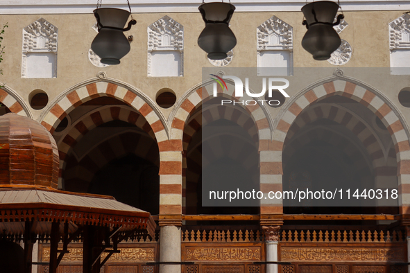 The Mosque of Amir Altinbugha al-Maridani, dating from 1340 CE, is a mosque from the era of the Mamluk Sultanate of Cairo, Egypt. Located so...