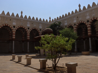 The Mosque of Amir Altinbugha al-Maridani, dating from 1340 CE, is a mosque from the era of the Mamluk Sultanate of Cairo, Egypt. Located so...