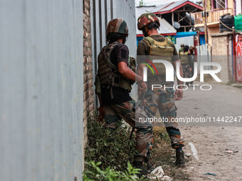 Security forces are near the site where 4 people are dying due to a mysterious explosion in Sopore District, Baramulla, Jammu and Kashmir, I...