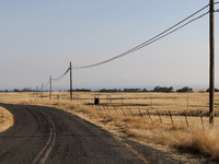 The Park Fire's forward movement is being seen from North Table Mountain Ecological Reserve, near Oroville, Calif., on Sunday, July 28, 2024...