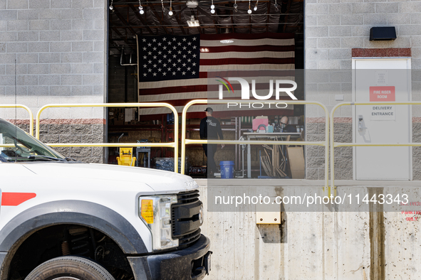 Cal Fire members are managing Park Fire logistics and operations from Butte Unit Headquarters, Station 63, in Oroville, Calif., on Sunday, J...