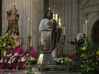 I am viewing the relics of St. Jude Thaddeus inside the Metropolitan Cathedral in Mexico City, Mexico, on a work carried out jointly by the...