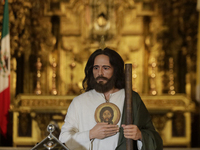 I am viewing the relics of St. Jude Thaddeus inside the Metropolitan Cathedral in Mexico City, Mexico, on a work carried out jointly by the...