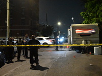 A 39-year-old male is being shot multiple times in the head and is being pronounced dead following an execution-style killing in Bronx, New...