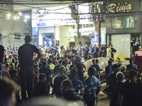 Ambulances are following an Israeli military strike on a building in Beirut's southern suburb, in Beirut, Lebanon, on July 30, 2024. The Isr...