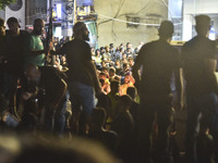 Ambulances are following an Israeli military strike on a building in Beirut's southern suburb, in Beirut, Lebanon, on July 30, 2024. The Isr...