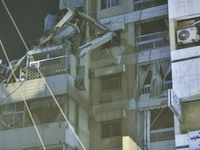 Ambulances are following an Israeli military strike on a building in Beirut's southern suburb, in Beirut, Lebanon, on July 30, 2024. The Isr...