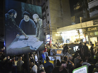 Ambulances are following an Israeli military strike on a building in Beirut's southern suburb, in Beirut, Lebanon, on July 30, 2024. The Isr...