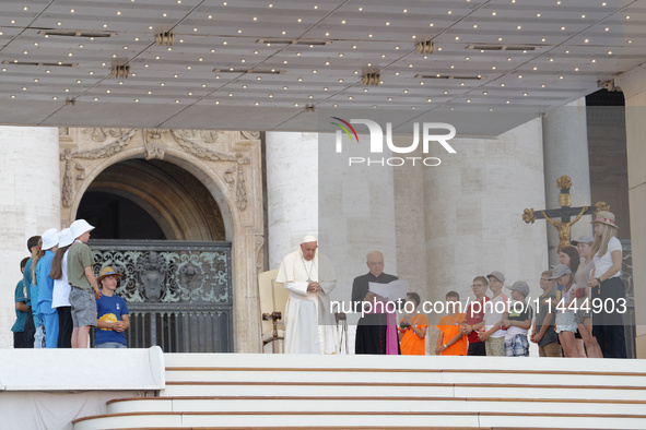 Pope Francis is attending a meeting with 50,000 altar boys from all over Europe who are participating in the XIII international pilgrimage o...