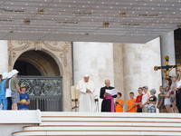 Pope Francis is attending a meeting with 50,000 altar boys from all over Europe who are participating in the XIII international pilgrimage o...