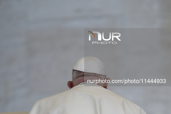 Pope Francis is attending an open-air audience of the XIII International Pilgrimage of Altar Servers at St. Peter's Square in the Vatican on...