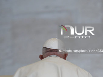 Pope Francis is attending an open-air audience of the XIII International Pilgrimage of Altar Servers at St. Peter's Square in the Vatican on...