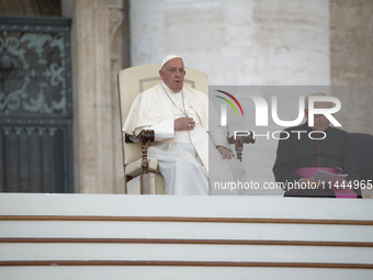 Pope Francis is attending an open-air audience of the XIII International Pilgrimage of Altar Servers at St. Peter's Square in the Vatican on...