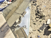 A view is showing a partially destroyed building, which is being targeted by the Israeli army, in Beirut, Lebanon, on July 31, 2024. The Isr...