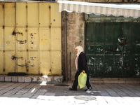 Vendors Close Their Shops In The Old City Of Jerusalem During A General Strike On July 31, 2024, Following The News Of The Assassination Of...