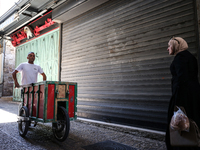 Vendors Close Their Shops In The Old City Of Jerusalem During A General Strike On July 31, 2024, Following The News Of The Assassination Of...