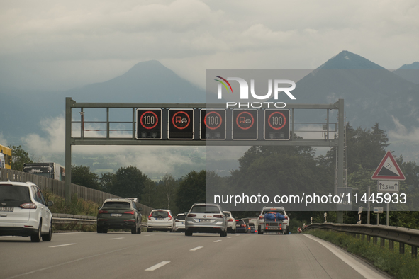 Mountain motorways are connecting the nations of Italy, Austria, and Germany in July 2024. 