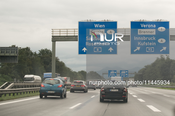 Mountain motorways are connecting the nations of Italy, Austria, and Germany in July 2024. 