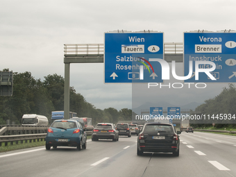 Mountain motorways are connecting the nations of Italy, Austria, and Germany in July 2024. (