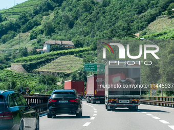 Mountain motorways are connecting the nations of Italy, Austria, and Germany in July 2024. (