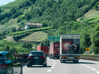 Mountain motorways are connecting the nations of Italy, Austria, and Germany in July 2024. (