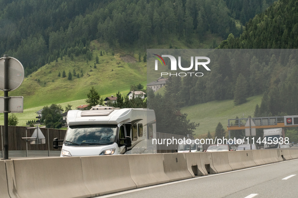 Mountain motorways are connecting the nations of Italy, Austria, and Germany in July 2024. 