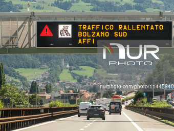 Mountain motorways are connecting the nations of Italy, Austria, and Germany in July 2024. (