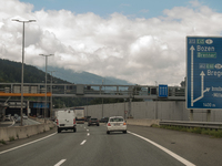 Mountain motorways are connecting the nations of Italy, Austria, and Germany in July 2024. (