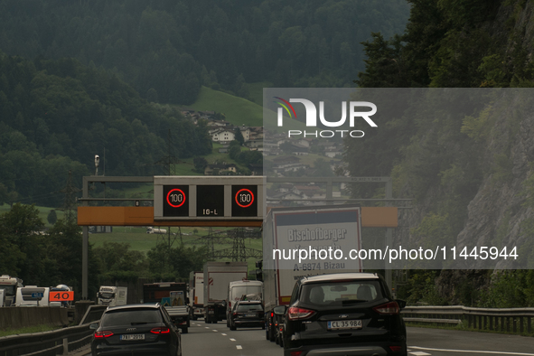 Mountain motorways are connecting the nations of Italy, Austria, and Germany in July 2024. 