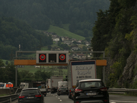 Mountain motorways are connecting the nations of Italy, Austria, and Germany in July 2024. (