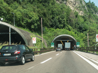 Mountain motorways are connecting the nations of Italy, Austria, and Germany in July 2024. (