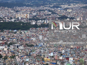 A General View Of The Kathmandu Valley After Overnight Rainfall Which Brought In Clear Weather Conditions On 31 July, 2024 In, Nepal. (