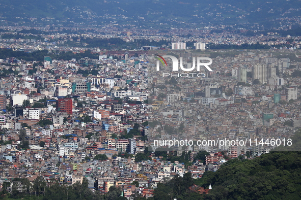 A General View Of The Kathmandu Valley After Overnight Rainfall Which Brought In Clear Weather Conditions On 31 July, 2024 In, Nepal. 