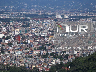 A General View Of The Kathmandu Valley After Overnight Rainfall Which Brought In Clear Weather Conditions On 31 July, 2024 In, Nepal. (