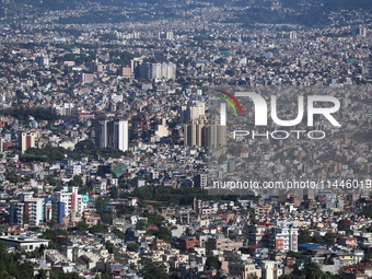 A General View Of The Kathmandu Valley After Overnight Rainfall Which Brought In Clear Weather Conditions On 31 July, 2024 In, Nepal. (