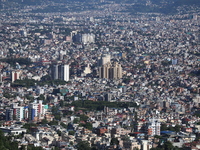 A General View Of The Kathmandu Valley After Overnight Rainfall Which Brought In Clear Weather Conditions On 31 July, 2024 In, Nepal. (