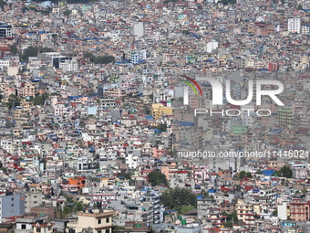 A General View Of The Kathmandu Valley After Overnight Rainfall Which Brought In Clear Weather Conditions On 31 July, 2024 In, Nepal. (