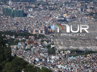 A General View Of The Kathmandu Valley After Overnight Rainfall Which Brought In Clear Weather Conditions On 31 July, 2024 In, Nepal. (