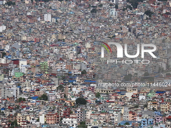 A General View Of The Kathmandu Valley After Overnight Rainfall Which Brought In Clear Weather Conditions On 31 July, 2024 In, Nepal. (