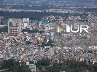 A General View Of The Kathmandu Valley After Overnight Rainfall Which Brought In Clear Weather Conditions On 31 July, 2024 In, Nepal. (