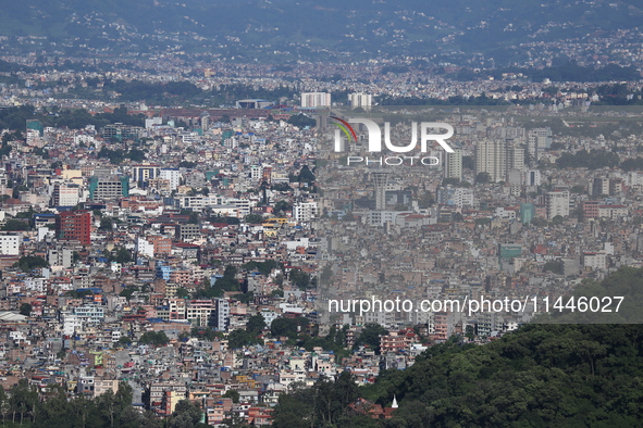 A General View Of The Kathmandu Valley After Overnight Rainfall Which Brought In Clear Weather Conditions On 31 July, 2024 In, Nepal. 