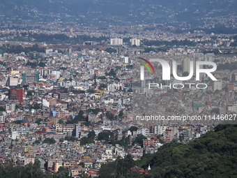 A General View Of The Kathmandu Valley After Overnight Rainfall Which Brought In Clear Weather Conditions On 31 July, 2024 In, Nepal. (